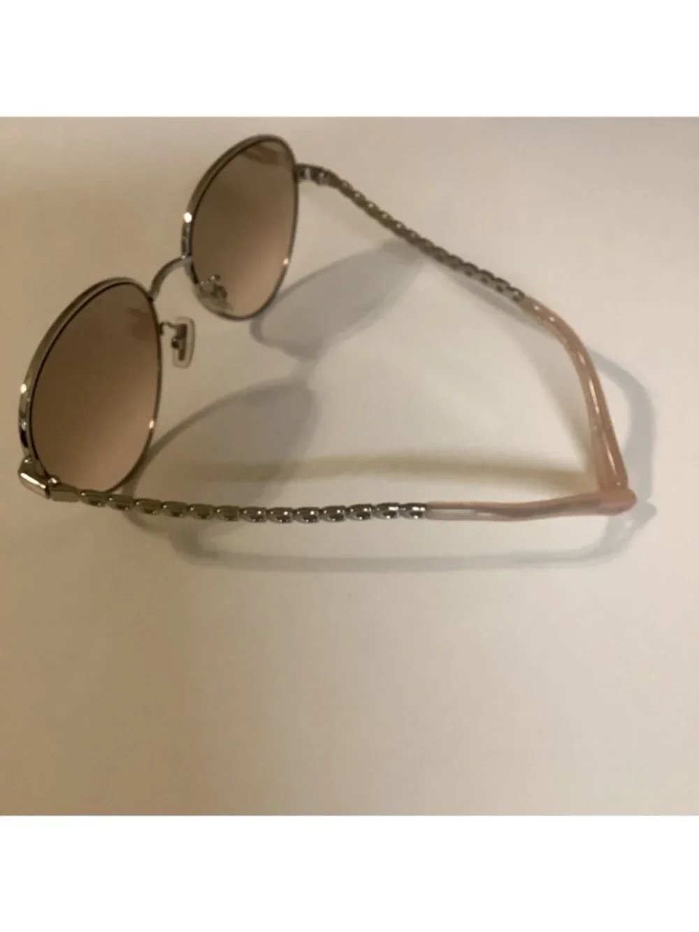 Coach 0HC7114 90018Z Silver Aviator Full Rim Sunglasses